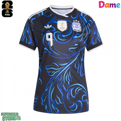 Argentina Julian Alvarez #9 Replika Udebanetrøje Dame VM 2026 Kortærmet